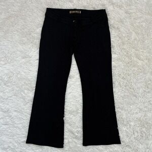 Vintage Y2K Glam Chic Southpole black low rise flare jeans